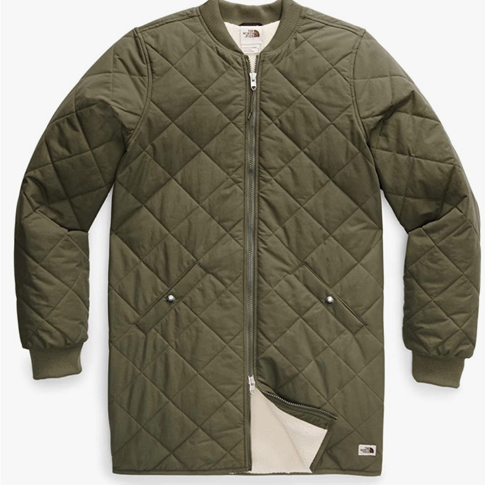 Olive -The North Face Women's Cuchillo Parka- Medium